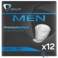 1x Almofadas para Incontinência Drylife Masculina Premium Shield - Nível 1 - Pacote com 12-385ml comprar usado  Enviando para Brazil