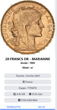 Magnifique francs marianne d'occasion  Saint-Jean-le-Blanc