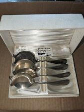Used, Luxor Wallace Cognac Spoons Set Of 4 W/Advertising Box JA Hennessey CO. New York for sale  Shipping to South Africa