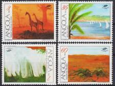 Angola 1991 African tourism Giraffe Waterfalls Palm Trees Welwitschia/Desert MNH for sale  Shipping to South Africa