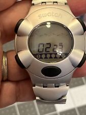 Relógio Swatch Beat de alumínio retrô relógio Swatch masculino pulseira rara nova bateria, usado comprar usado  Enviando para Brazil