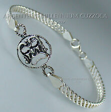 Bracciale maschera argento usato  Crotone