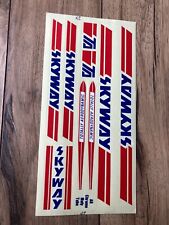 SKYWAY TA NOS, Not repop, 40 yr old original frame and fork decal set for sale  Portage