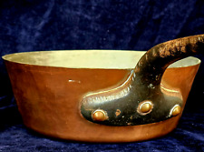 Vintage Made in France Hammered Copper 9" Saucepan Thick Heavy w Complete Tin for sale  Shipping to South Africa
