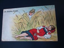 Postcard the sleeping usato  Spedire a Italy