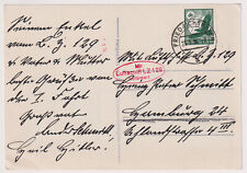 DT. REICH EF 535 PK Luftpost LZ 129 o Friedrichshafen 23.3.36 nach Hamburg -M472 comprar usado  Enviando para Brazil