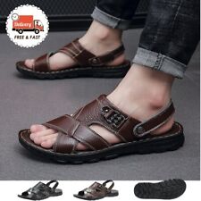 Men leather sandals for sale  Dayton