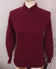 Ladies handknitted burgundy for sale  ILFORD