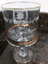 Royal wedding glass for sale  BIRMINGHAM