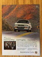 CAD112 VINTAGE Oryginał 1982 Cadillac Cimarron Sedan Reklama na sprzedaż  Wysyłka do Poland