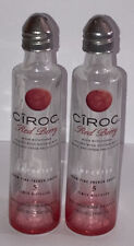 Usado, Mini licor de vodka CIROC frascos de 50 ml upCycled sal e pimenta Shakers comprar usado  Enviando para Brazil
