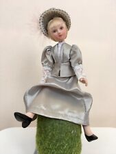 Porcelain Doll Posable 7.5” 20 cm. Folk Russian  Costume Lady Mistress for sale  Shipping to South Africa