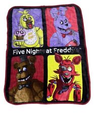 Cobertor de lã Five Nights at Freddy's 38 x 50" personagem de videogame de terror comprar usado  Enviando para Brazil