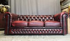 Vintage red leather for sale  CHESHAM