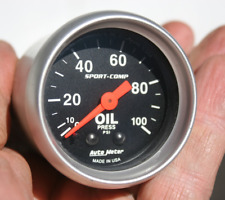 Medidor de pressão de óleo AutoMeter 2 1/16" Sport-Comp vintage 100 libras - 3321 - B, usado comprar usado  Enviando para Brazil