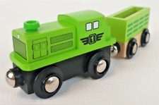 Green wooden train for sale  Ireland
