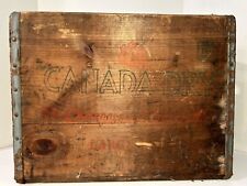 Antique Canada Dry Wood Crate "The Champagne of Ginger Ale" Soda Soft Drinks for sale  Shipping to South Africa