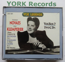 GUIOMAR NOVAES / OTTO KLEMPERER - Piano Concertos - Ex Con 2 CD Set Vox Legends for sale  Shipping to South Africa