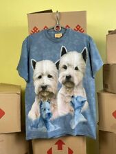 Usado, Camiseta The Mountain West Highland White Terrier Dog Tie Dye tamanho Médio Anos 2000 comprar usado  Enviando para Brazil