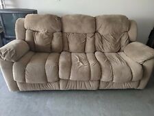 Reclining microsuede couch for sale  Camarillo
