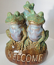 Ceramic frog family for sale  Greeneville
