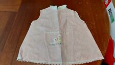 V24) ancienne petite robe  de bébé rayée rose segunda mano  Embacar hacia Argentina