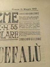 Giornale antico 1913 usato  Bisignano