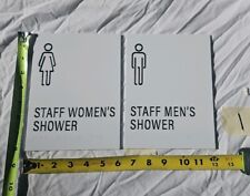 Restroom shower signage for sale  Monroe
