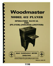 Woodmaster model 612 for sale  Goddard