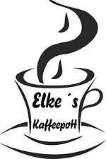 Wandaufkleber küche kaffeetas gebraucht kaufen  Blenkendorf