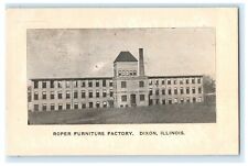 Roper Furniture Factory Dixon Illinois c1910 Vintage Antique Postcard, used for sale  Shipping to South Africa