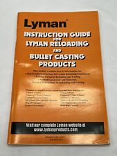 Lyman Reloading and Bullet Casting Instruction Guide # 9837283, used for sale  Shipping to South Africa