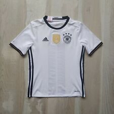 Camiseta deportiva de fútbol local del equipo alemán 2016 - 2017 blanca Adidas talla M , usado segunda mano  Embacar hacia Argentina