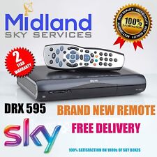 SKY HD BOX AMSTRAD DRX595 DESIGN MAIS RECENTE MINI CAIXA SLIMLINE + CONTROLE REMOTO comprar usado  Enviando para Brazil