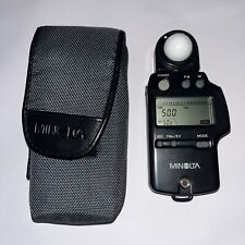 Medidor automático Minolta IV-F medidor de luz ambiental/flash con estuche probado y funciona segunda mano  Embacar hacia Argentina