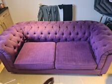 Seater chesterfield sofa for sale  NORTHOLT