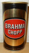 Lata de cerveza de acero recto BRAHMA CHOPP de BRASIL (355 ml) 02 ¡Lata de cerveza vacía!¡!, usado segunda mano  Embacar hacia Argentina