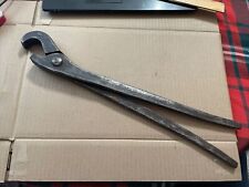 Antique pipe tongs for sale  Stonington