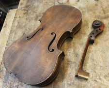 Piezas de reparación de violín Luthier proyecto restauración violín cuerpo violín cuello superior, usado segunda mano  Embacar hacia Argentina