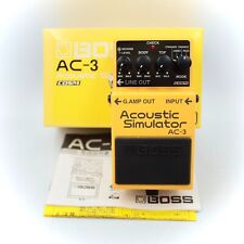 Simulador Acústico BOSS AC-3 con Caja Original Pedal Efecto para Guitarra CZ08471 segunda mano  Embacar hacia Mexico