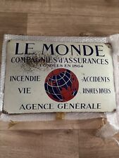 Rare plaque ancienne d'occasion  Gujan-Mestras