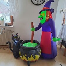 Halloween katze hexe gebraucht kaufen  Uhingen