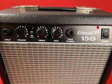 Starcaster Fender 15G Guitar Amp Input 120V-60Hz 28W Type PR357 W/ Input Adapter for sale  Shipping to South Africa