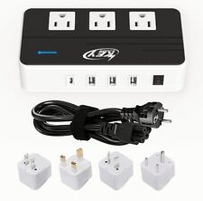 Convertidor de voltaje Key Power 220V a 110V adaptador de viaje internacional Europa EE. UU. segunda mano  Embacar hacia Argentina