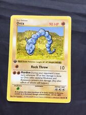 Cartas de Pokémon: Juego Base 1a Edición Común: Onix 56/102 segunda mano  Embacar hacia Argentina