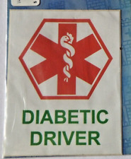 Diabetic driver sticker for sale  BRIDGWATER