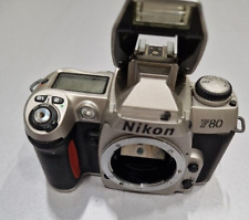 Nikon F80 35mm SLR Film Camera Silver Used For Parts/Repair na sprzedaż  Wysyłka do Poland