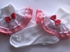 Handmade red gingham for sale  CAMBORNE