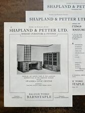 Shapland petter furniture for sale  LONDON