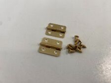 Miniature brass hinges for sale  LEICESTER